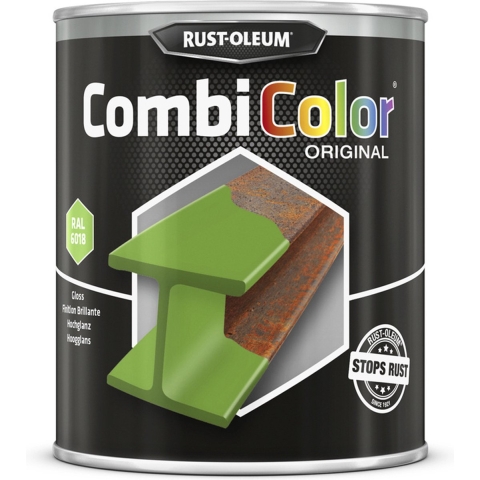 Rust-Oleum Combicolor Hoogglans - RAL 6018 Geelgroen - 0,75L