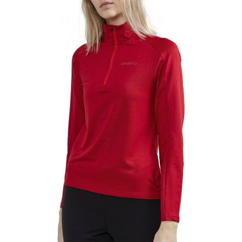 Craft Core Gain ondershirt lange mouw rood dames M