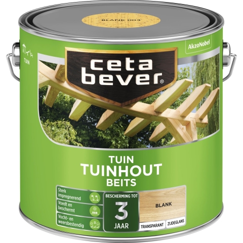 Cetabever Transparante Tuinhout Beits - Blank - 2,5L