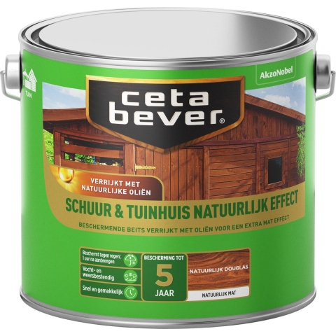 Cetabever Schuur-&Tuinhuis Beits Natuurlijk - Douglas - 2,5L