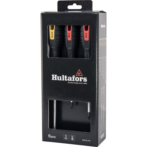 Hultafors HSS SL/PH Schroevendraaierset PH&SL - 6 Stuks