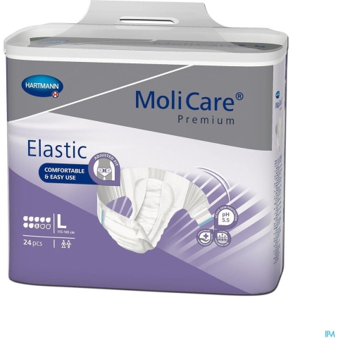 MoliCare Premium Elastic 8 Drops Large | 24 stuks