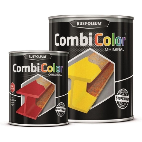 Rust-Oleum CombiColor Metaalverf - Gitzwart - 0,75L