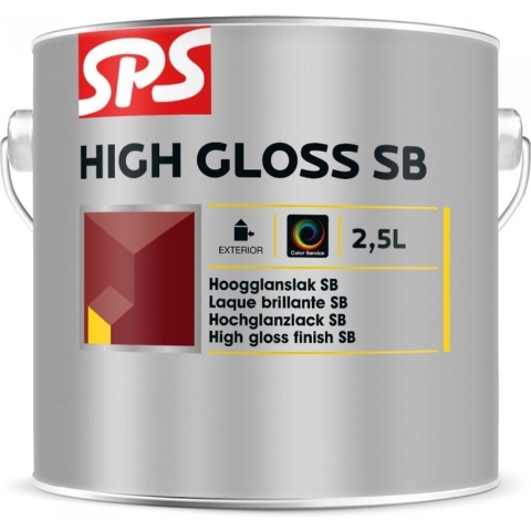 SPS High Gloss SB Lak - Op Kleur Gemengd - 1L