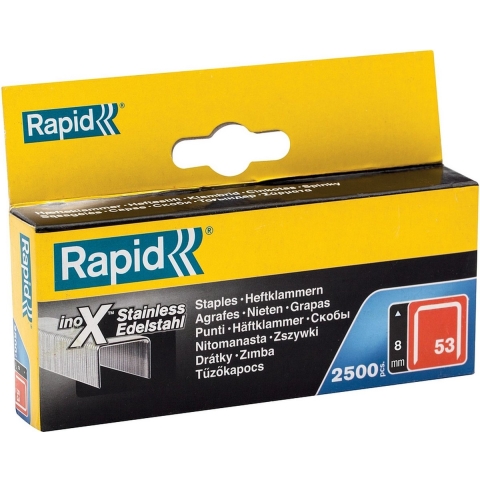Rapid Dundraadnieten - 53/8 Mm - RVS - 2500st