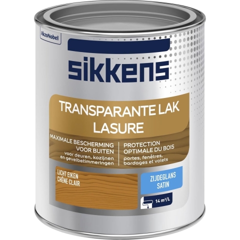 Sikkens Buitenlak Transparant Zijdeglans - Licht Eiken 006 - 750ml