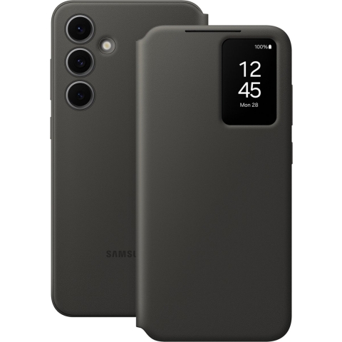 Samsung Smart View Wallet Case Telefoonhoesje Voor Samsung S24 Fe Zwart