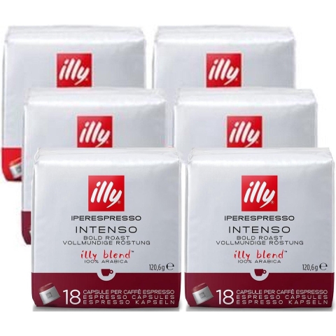 Illy Iperespresso Intenso - 6 x 18 koffiecapsules
