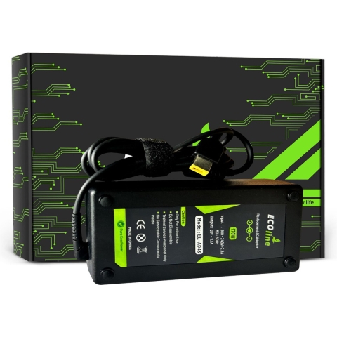 EcoLine - Oplader / AC Adapter - Geschikt voor de Lenovo Legion 5-15 15ARH05 15IMH05 17IMH05 Y530-15 Y540-15IRH Y540-17 Y720 - 20V 8.5A 170W