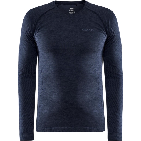 Craft Core Dry Active Comfort lange mouw ondershirt blauw heren S