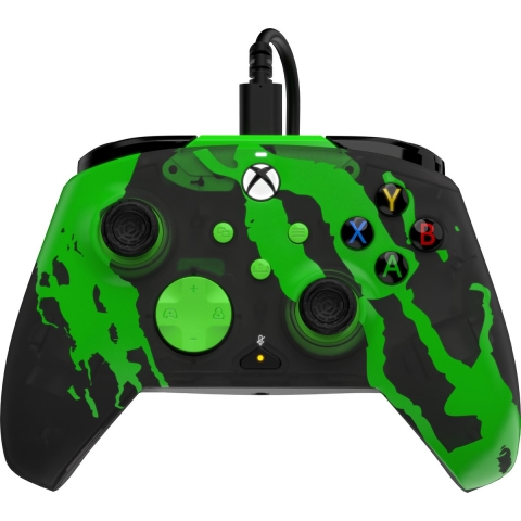 PDP Gaming Rematch Bedrade Controller - Jolt Green Glow In The Dark Xbox Series X
