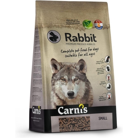 Carnis Rabbit Small geperst hondenvoer 4 kg