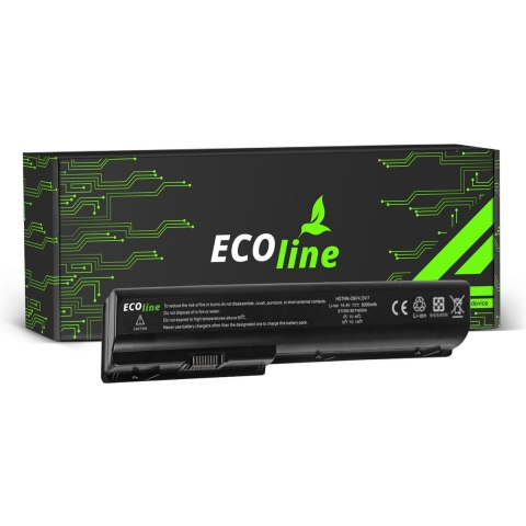 EcoLine - HSTNN-DB75 Batterij Geschikt voor de HP Pavilion DV7 DV7T DV7Z DV8 / 14.4V 4400mAh