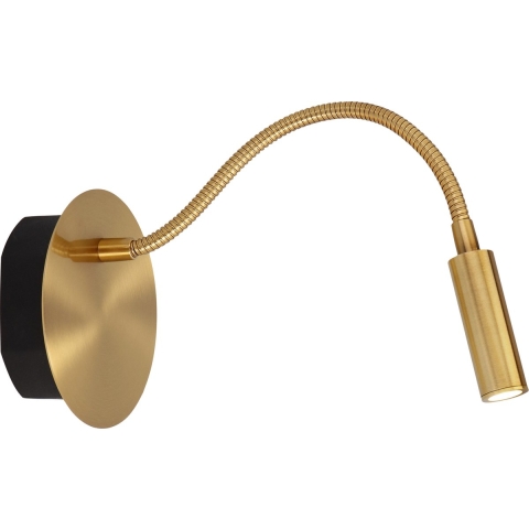 Lucide Jolijn Wandlamp LED Met Arm Mat Goud