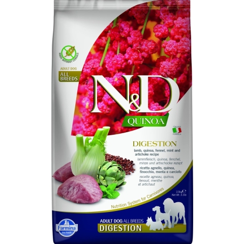 Farmina N&D Grain Free Dog Quinoa Digestion Adult Lamb 2,5 kg