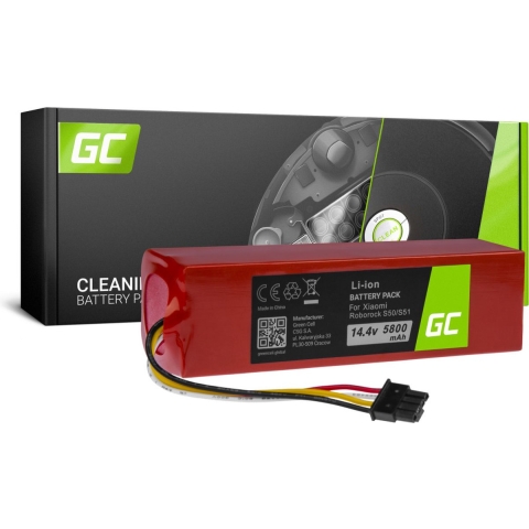 Batterij (5.8Ah 14.4V) BRR-2P4S-5200S XJT-2P4S-5200 voor Xiaomi Roborock S6 S50 S51 S55 S60 S61 S65 Sweep one