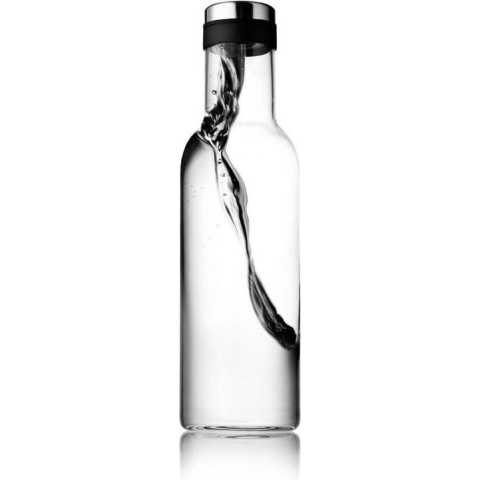 Audo Copenhagen Bottle Karaf 1L Transparant/staal