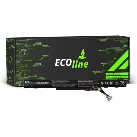 EcoLine - AS16A5K Batterij Geschikt voor de Acer Aspire E15 E5-553 E5-553G E5-575 E5-575G F15 F5-573 F5-573G / 14.6V 2600mAh