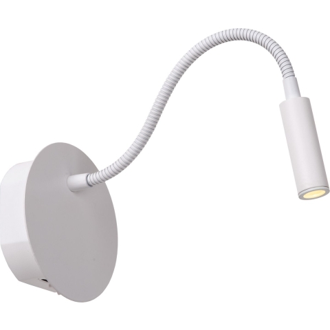 Lucide Jolijn Wandlamp LED Met Arm Wit