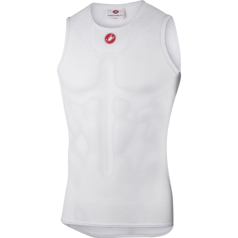 Castelli Core mesh 3 mouwloos ondershirt wit heren S-M