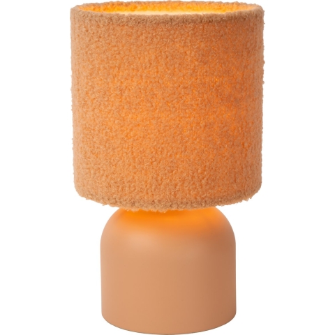 Lucide Woolly Tafellamp Okergeel
