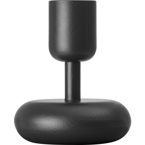 Iittala Nappula Kandelaar Laag Donkergrijs