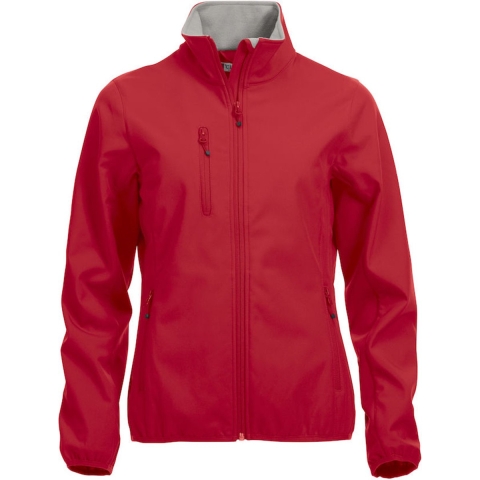 Clique 020915 Basic Softshell Jacket Ladies - Rood - S