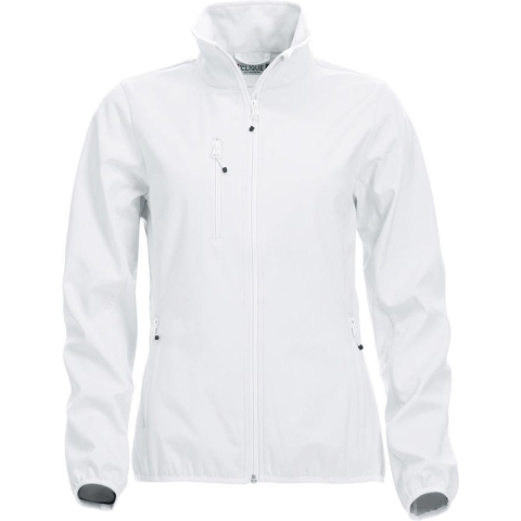 Clique 020915 Basic Softshell Jacket Ladies - Wit - M