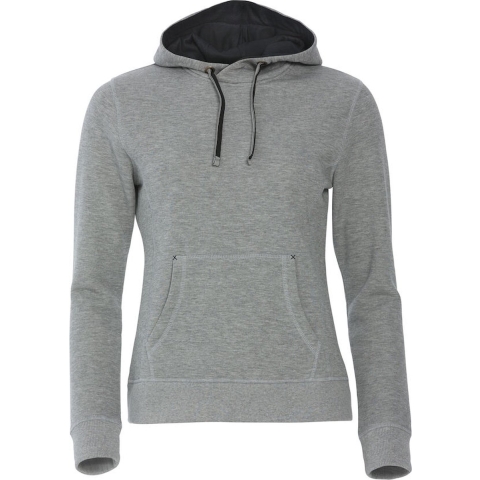 Clique 021042 Classic Hoody Ladies - Antraciet Melange - S