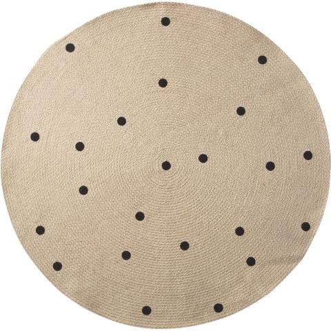 Ferm Living Black Dots Vloerkleed 100