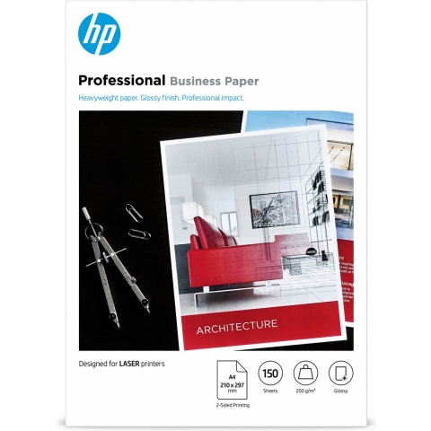 HP Professional Business Paper, glanzend, 200 g/m2, A4 (210 x 297 mm), 150 vellen