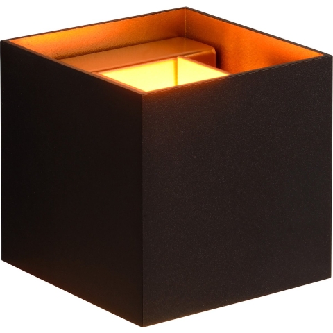 Lucide Xio Wandlamp Vierkant Zwart