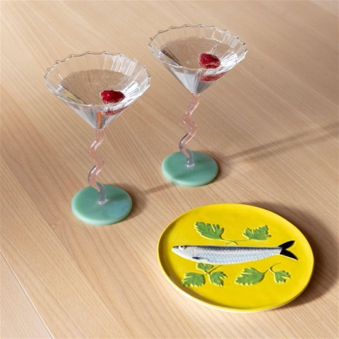&klevering Curve Coupe Champagneglazen Set Van 2 Roze