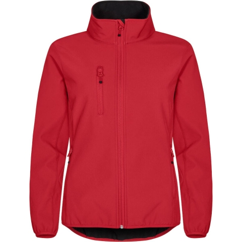 Clique 020915 Basic Softshell Jacket Ladies - Rood - XL