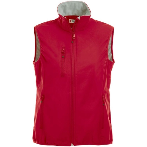 Clique 020916 Basic Softshell Vest Ladies - Rood - XL
