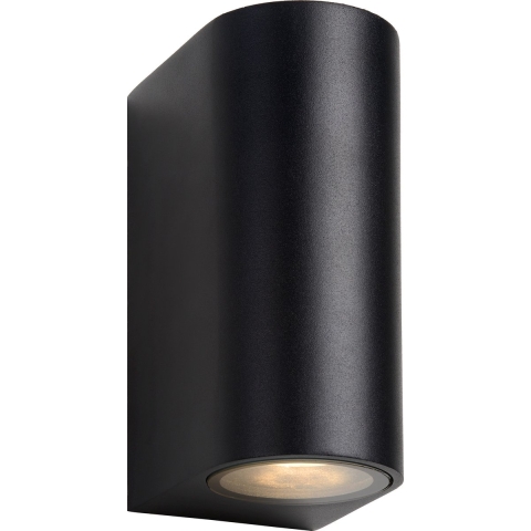 Lucide Zora 2 Wandlamp LED Buiten IP44 Rond Zwart