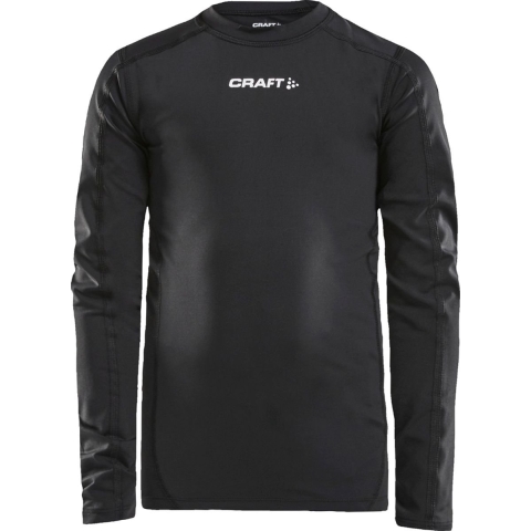 Craft 1906860 Pro Control Compression Tee LS JR - Black - 122/128