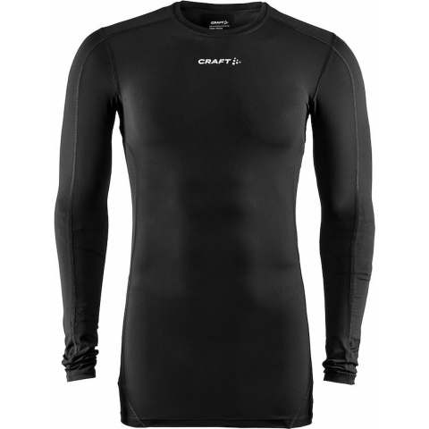 Craft 1906856 Pro Control Compression Tee LS Unisex - Black - XS