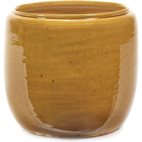 Serax Glazed Shades By Serax Costa Bloempot MediumØ21 Honey