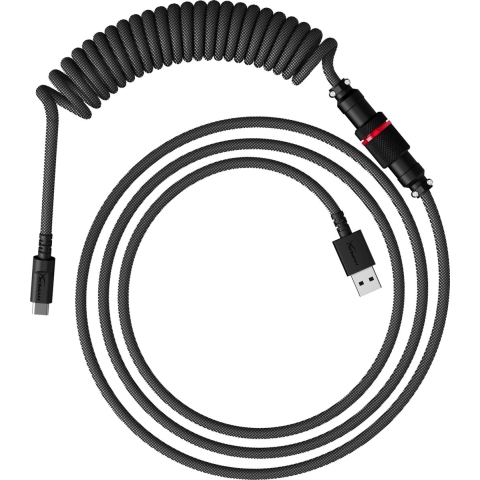 HyperX USB-C-spiraalkabel, Gray-Black