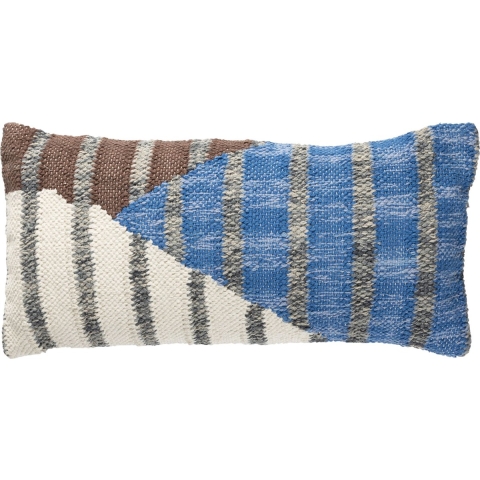 Dutchbone Hampton Kussen 30x60 Blauw