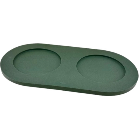 pino Voerbak-onderlegger Serving Tray Zand, duck green solid, Maat: S/M