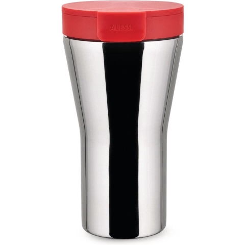 Alessi Caffa Thermosfles Rood