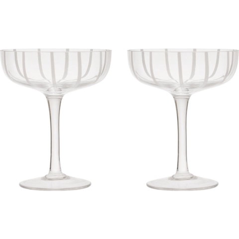 OYOY Mizu Coupe Champagneglas Set Van 2