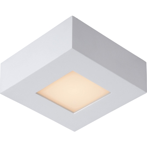 Lucide Brice 11 Plafondlamp LED Badkamer IP44 Vierkant Wit