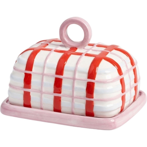 &klevering Plaid Botervloot Roze