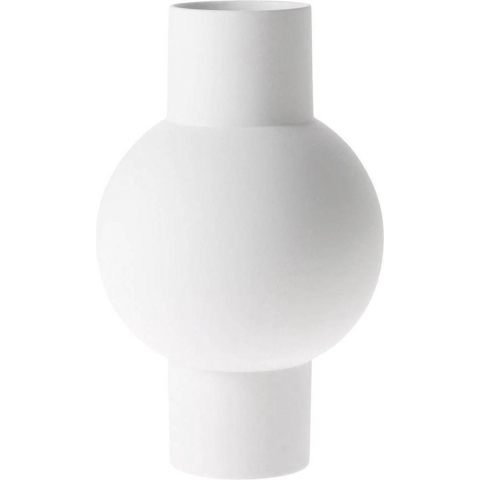 HKliving Matt White Vaas Medium