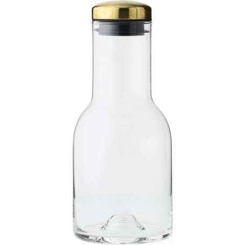 Audo Copenhagen Bottle Karaf 0,5L Transparant/messing