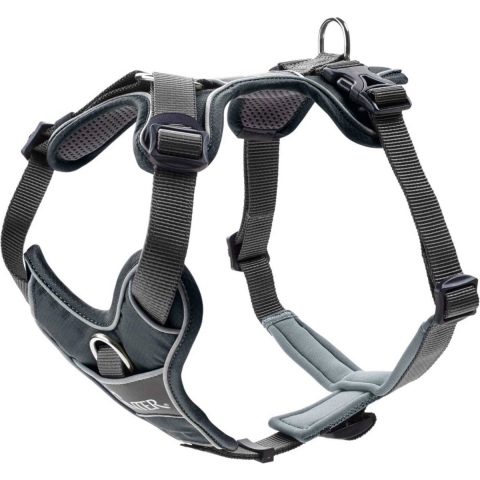 HUNTER Hondentuig Divo, grijs, Maat: XS