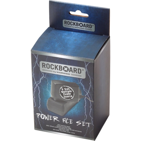 RockBoard Power Ace 9Vdc / 1700mA Power Supply Set incl. Accessory Cables